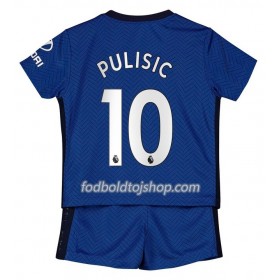 Chelsea Christian Pulisic 10 Børn Hjemme Fodboldsæt 2020-21 S/S (+ Korte bukser)